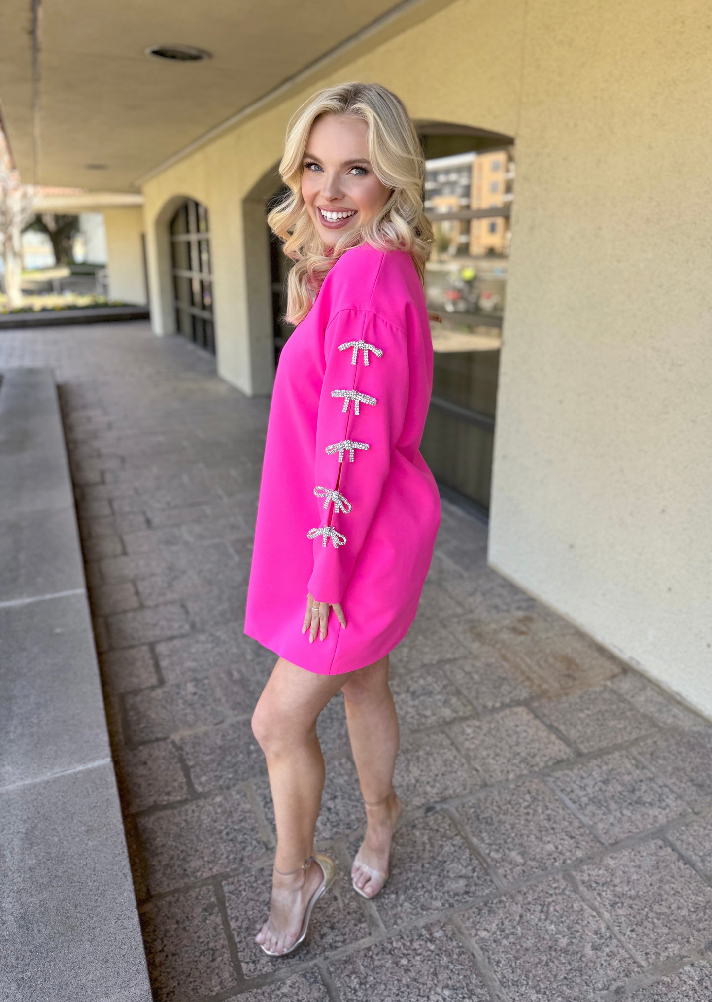 Pretty in Pink Bow-tiful Dress