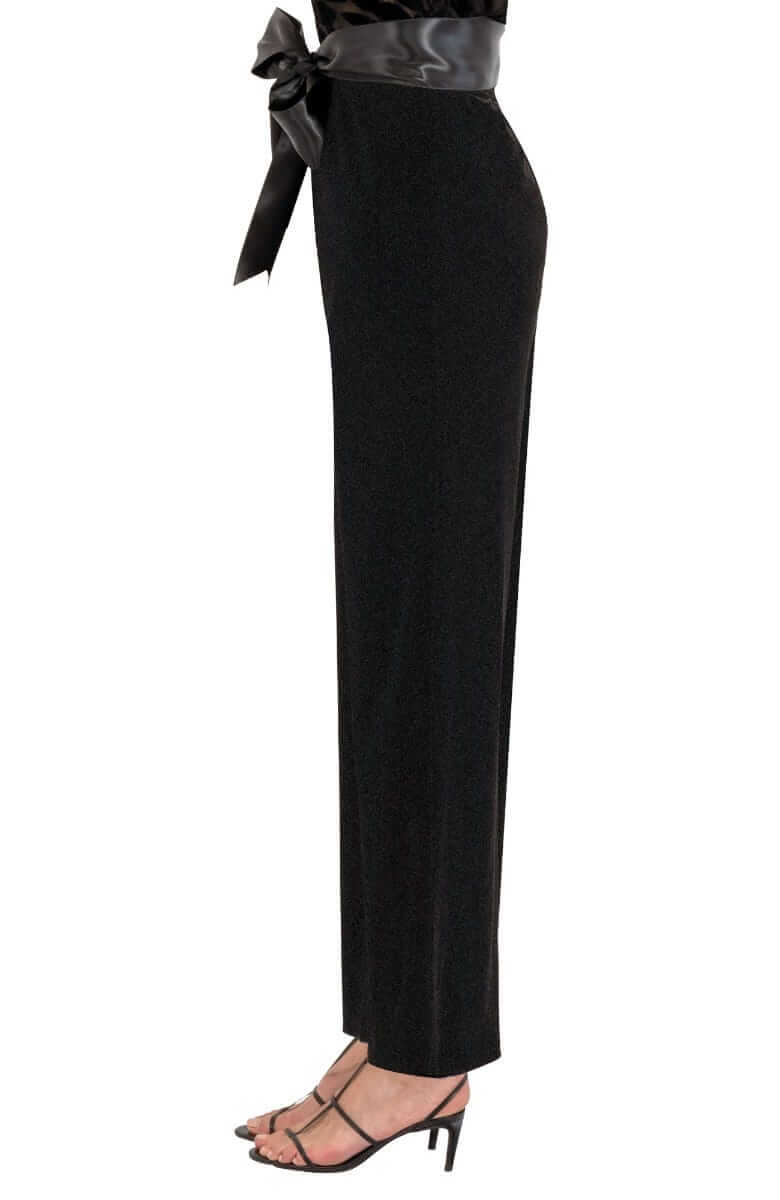 Black Velvet Palazzo Pant